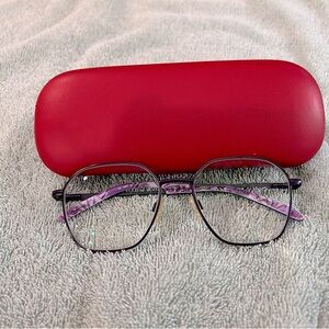 Purple Ocean Pacific Metal Eyeglass Frames